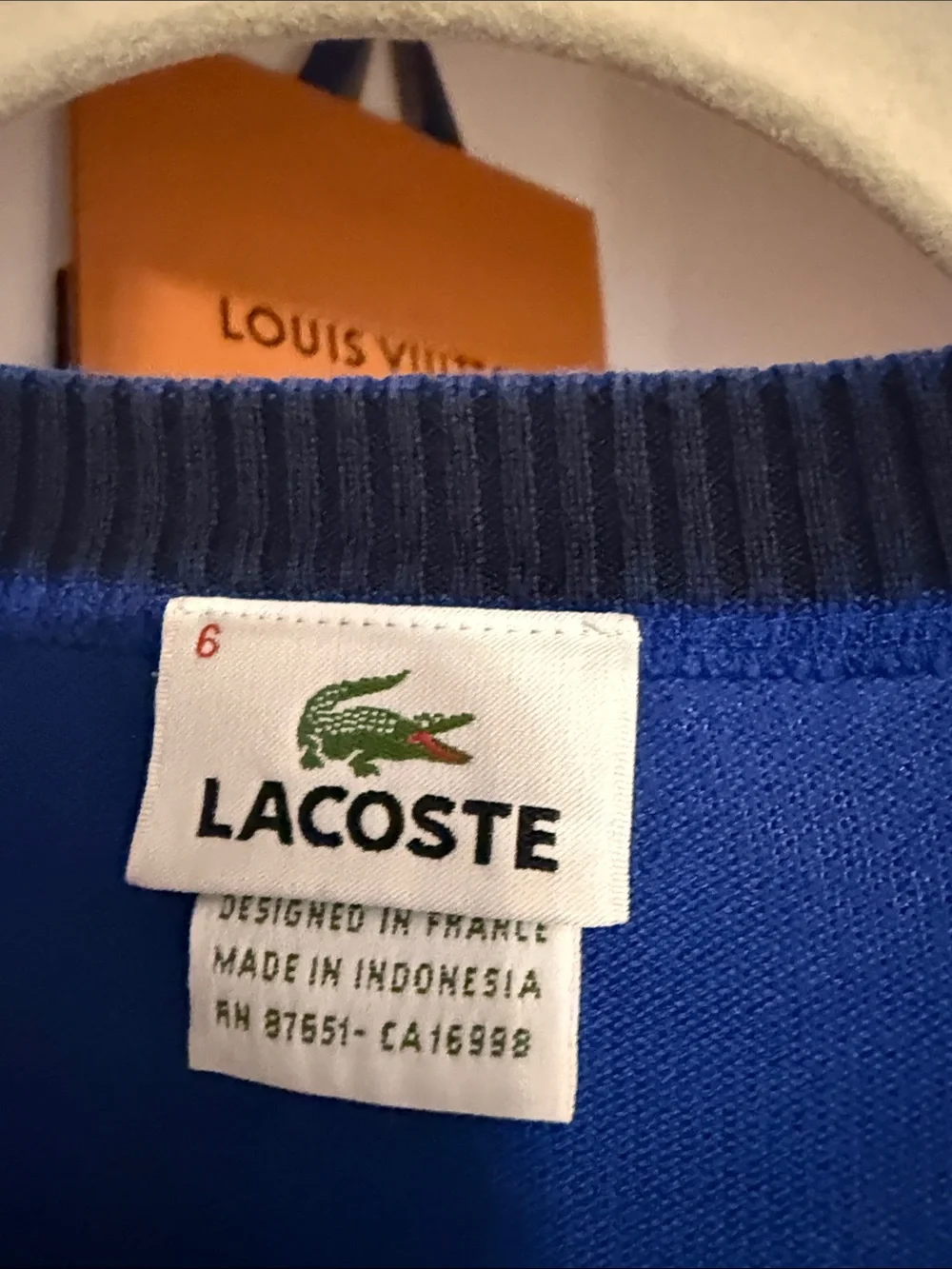 Lacoste lightweight neck